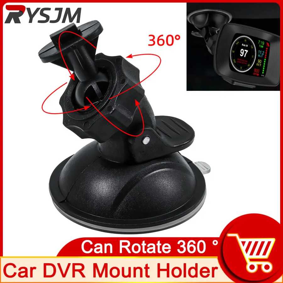 Автомобильный держатель HUD OBD2, подставка для камеры DVR, кронштейн для приборной панели, лобовое стекло, присоска, автомобильные аксессуары для грузовика 4x4, караван Аксессуары для салона