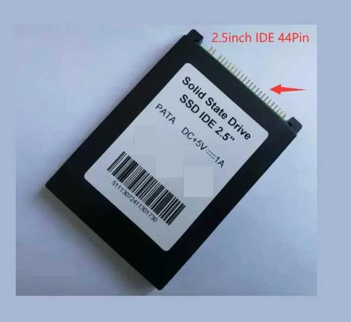 2,5-дюймовый 4G 8G 16G 32G 64G 128G 256G 512G 44p IDE SSD 2,5 "IPD твердотельный накопитель 44Pin толщина 9,5 мм для промышленного IPC Серверы и промышленный компьютер