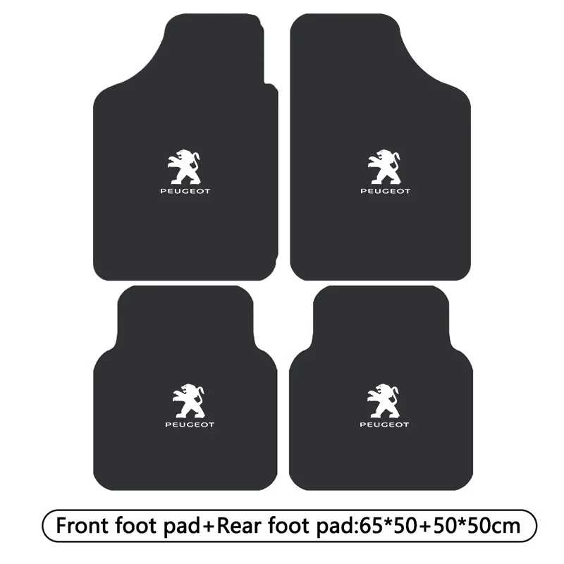 Для Peugeot 306 308 3008 407 408 5008 807 Новый автомобильный коврик, передние и задние автомобильные ковры, аксессуары для салона автомобиля Внешние аксессуары