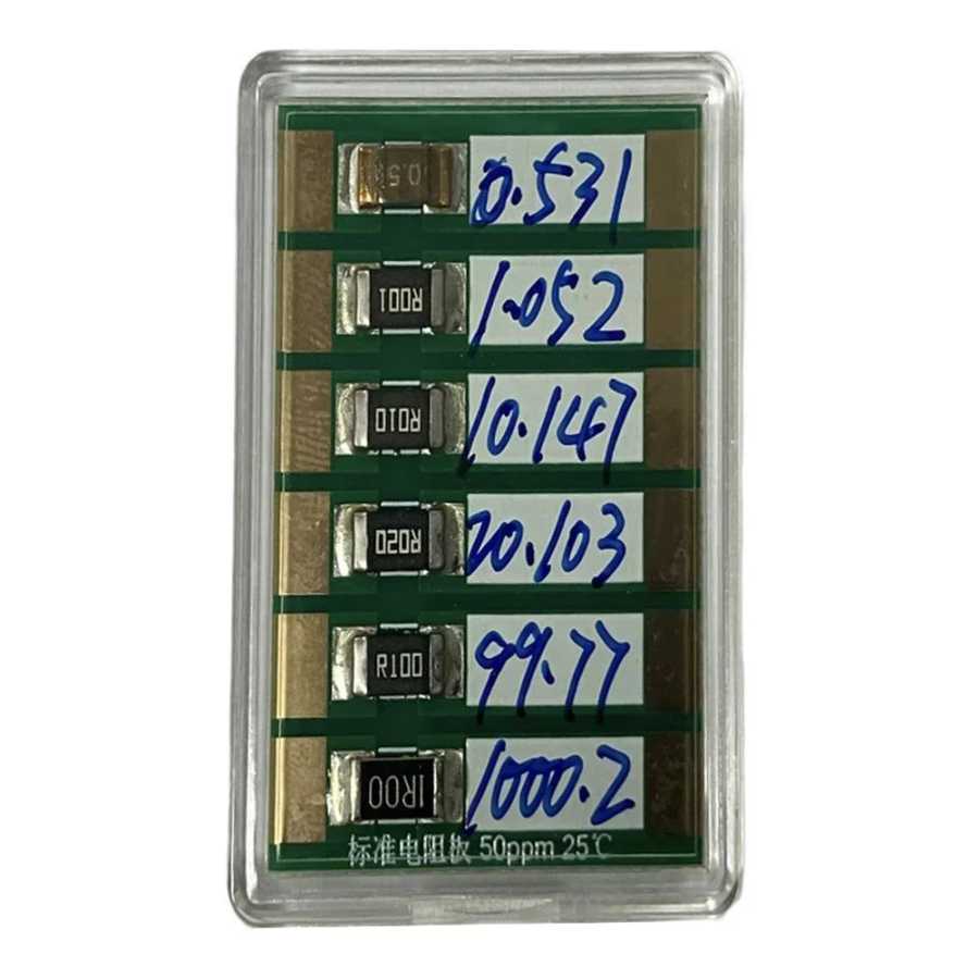 Фотография №2 товара Четырехпроводная калибровочная плата сопротивления Четырехконтактная стандартная калибровочная плата резистора для