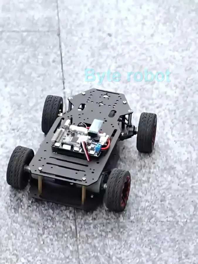 Фотография №2 товара 5 кг нагрузки 4WD робот-автомобиль металлическое шасси Ackerman RC с