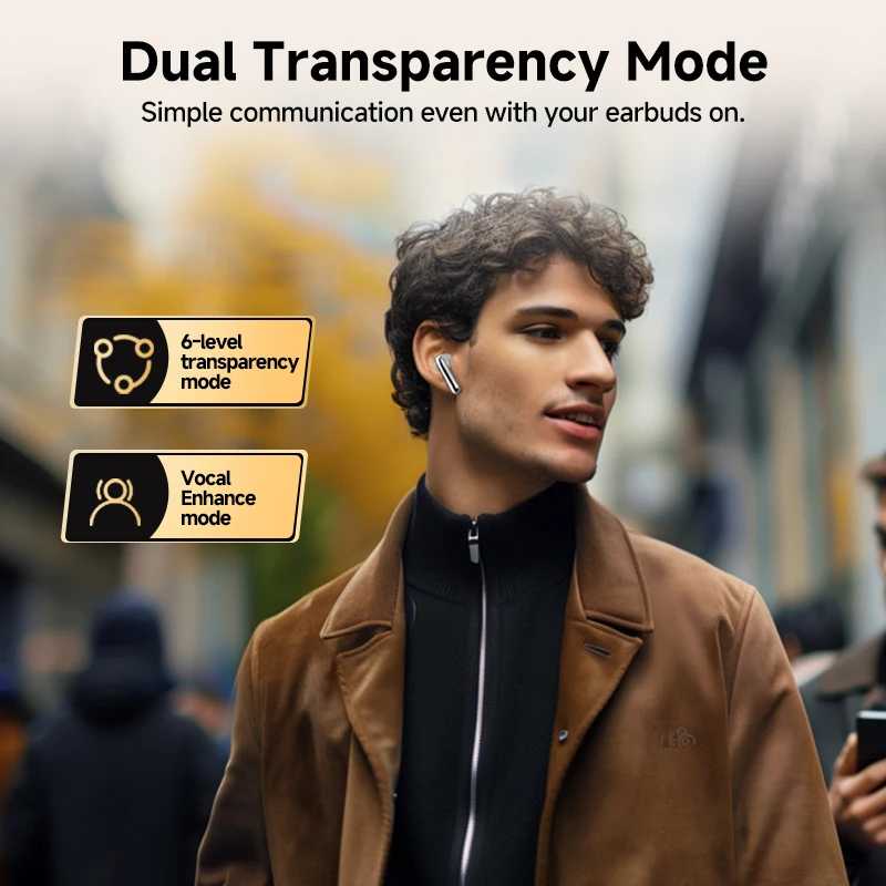 Фотография №3 товара QCY MeloBuds Pro ANC Bluetooth 5.3 Наушники Беспроводные 46 дБ