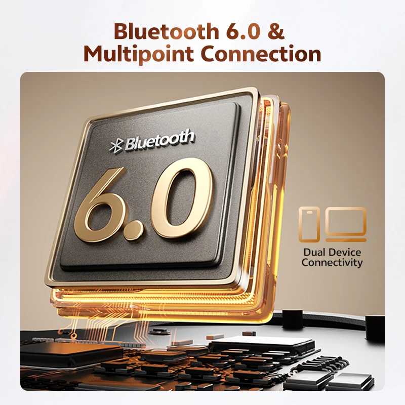 Фотография №5 товара QCY Crossky C50 Беспроводные наушники с открытым ухом Bluetooth 6,0,