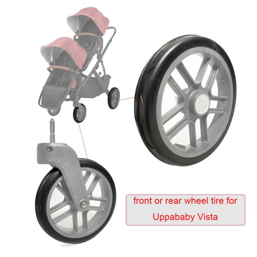 Колесный Багги шина для Uppababy Vista V1 V2, накладка на переднюю или заднюю детскую коляску Детские коляски и аксессуары