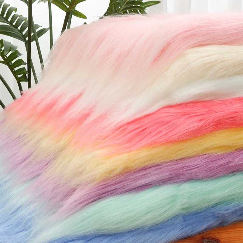 25x45 см длинные волосы ткань из искусственного меха для костюма животных DIY кукольные волосы бороды ремесленный материал лоскутное шитье одежды аксессуары Искусство, ремесла и шитье