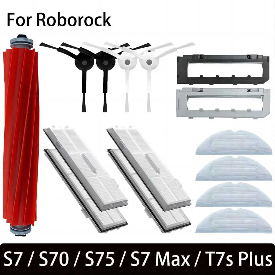 Для Roborock S7 S70 S7Max T7S T7S Plus основная щетка Hepa фильтр накладка для швабры запасные части аксессуары для пылесоса Техника для уборки