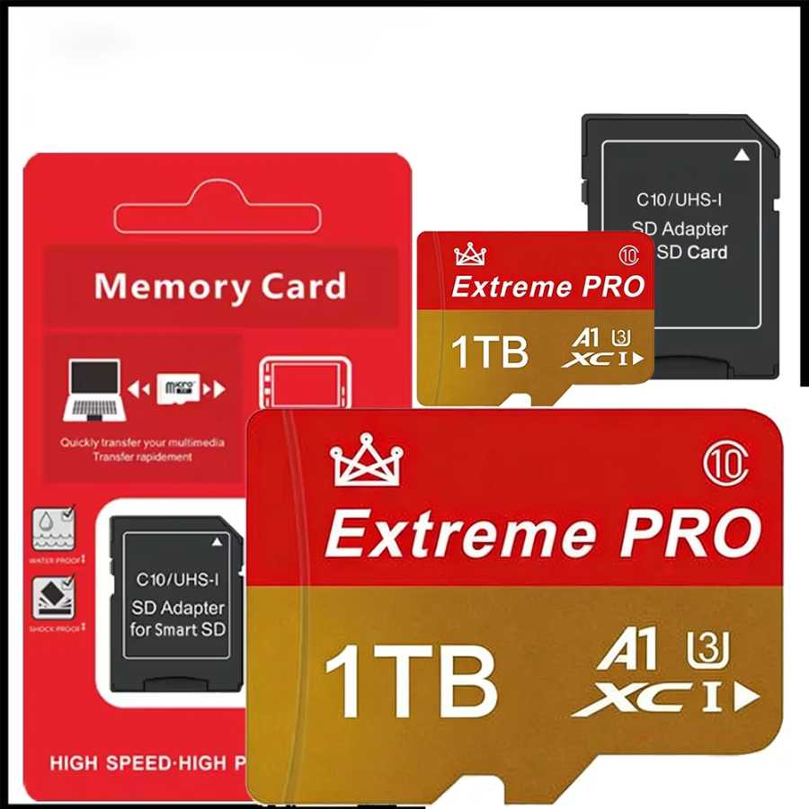 Фотография №5 товара Карта памяти SD 64GB 128GB 256GB 512GB Micro TF SD