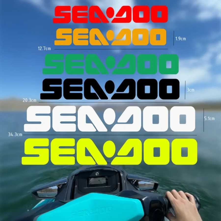Наклейки для гидроцикла SEADOO, виниловая наклейка с двигателем для реактивной лодки, набор водных скутеров, наклейка Spark GTS GTX WAKE RXP Pro Sea-doo 300 деталей Лодки