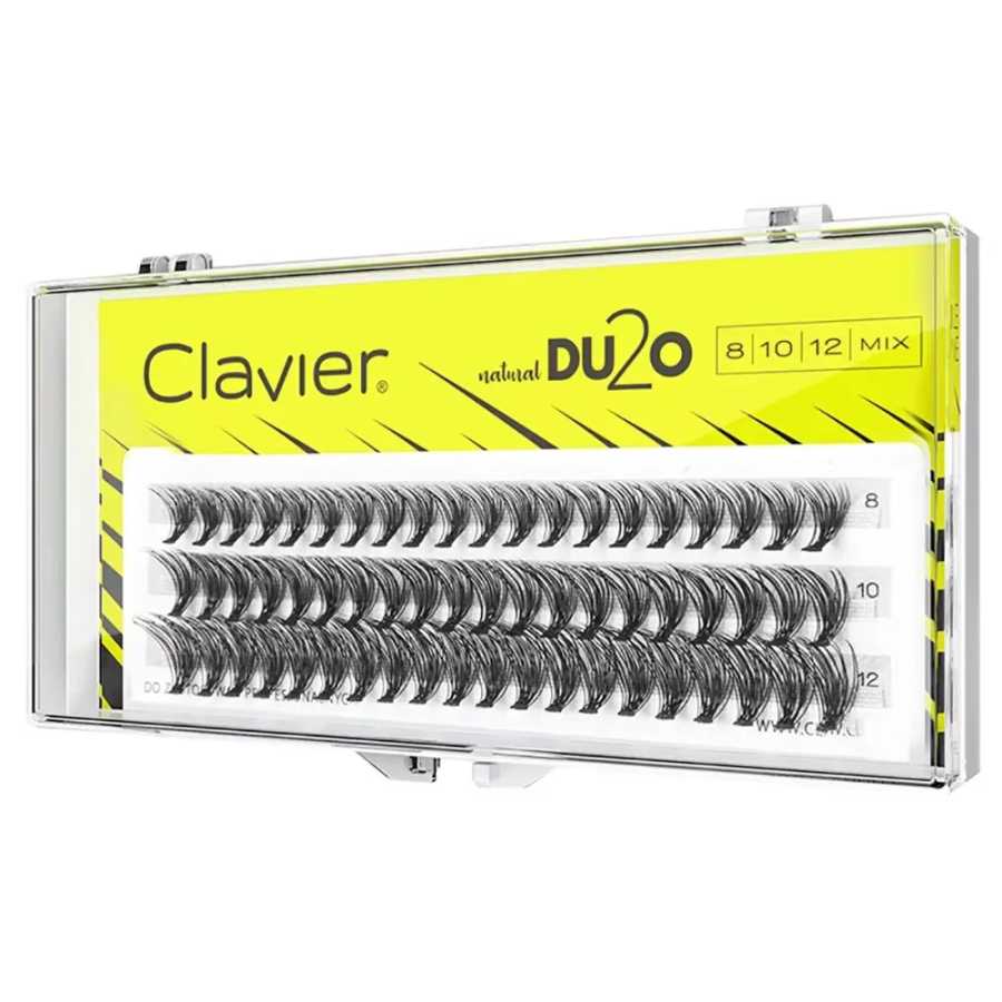 Фотография №2 товара Clavier DU2O 10 коробок в наборе ресницы 20D кластерные ресницы