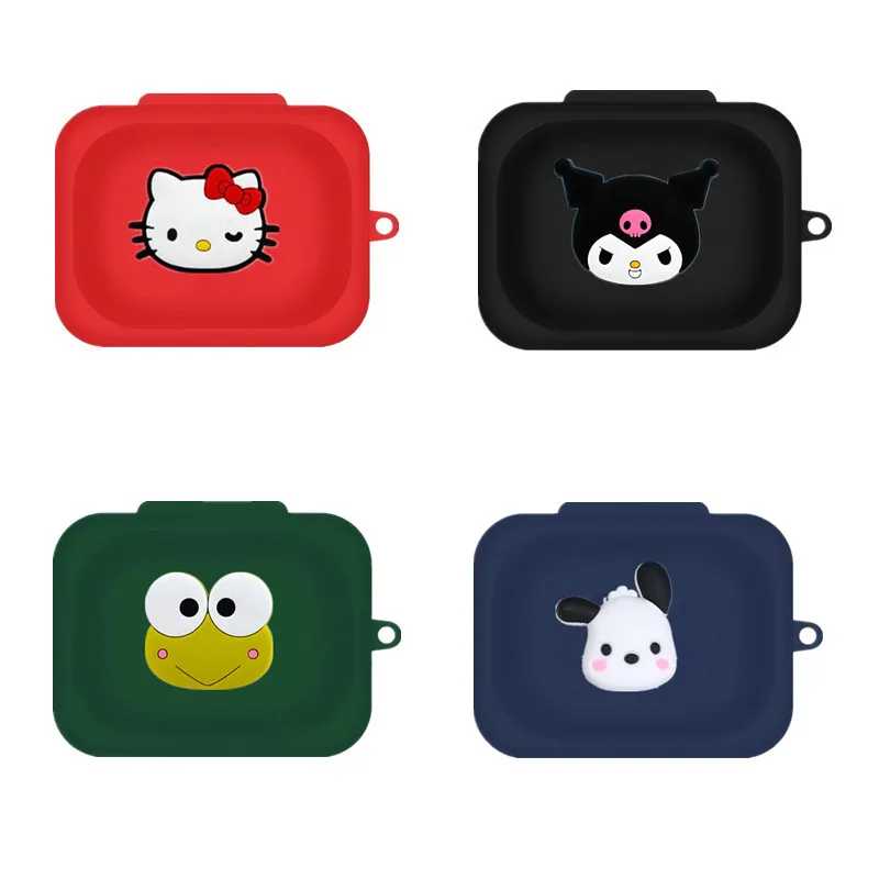 Чехол для наушников Sanrio для Nothing Ear (A) из мягкого силикона, защитный чехол для беспроводных наушников с зарядным кейсом и крючком Портативное аудио и видео