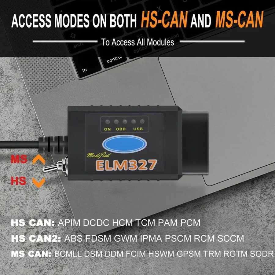 Фотография №2 товара ELM327 V1.5 PIC18F25K80 FTDI/CH340 со сканером кода переключателя OBD2 Bluetooth
