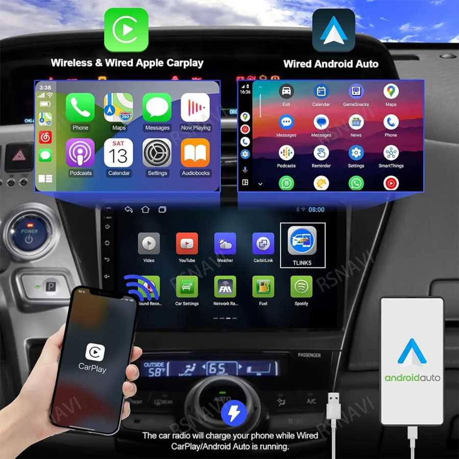 Фотография №3 товара Автомобиль Android 15 для Toyota Prius Plus V Alpha LHD