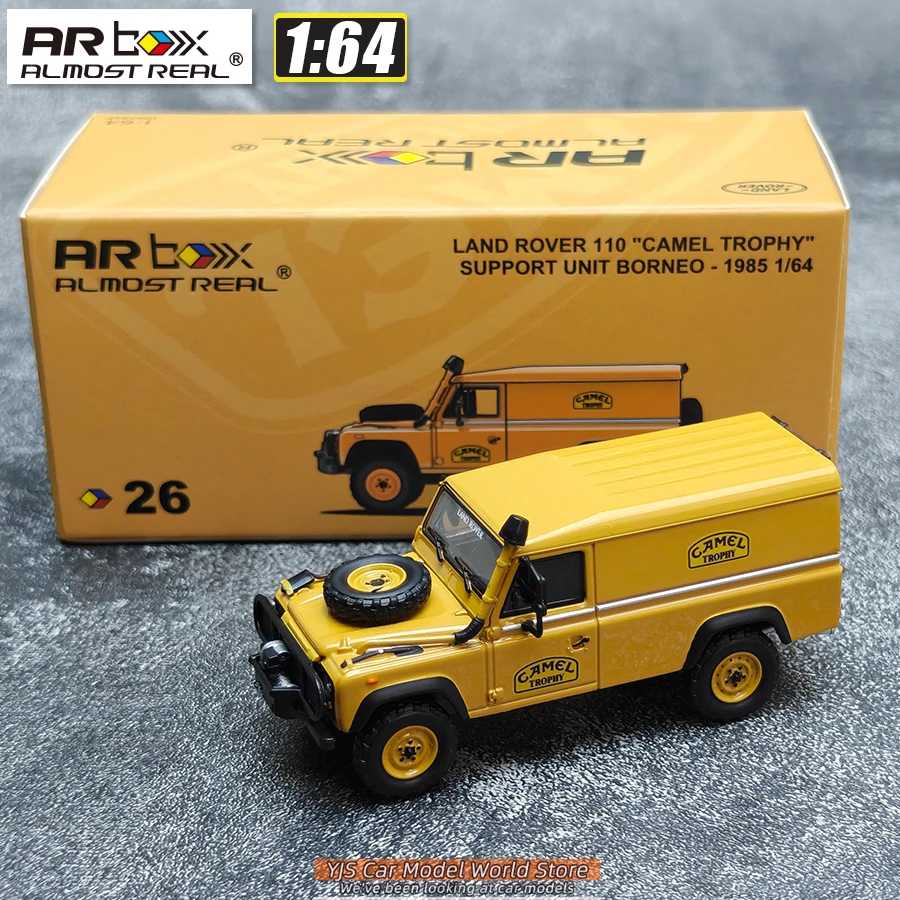 Коллекционная модель автомобиля HEC AR BOX 1/64 G63 Land Rover 110 90 Camel Cup Support Vehicle Porsche 930 Defender 90, литая под давлением Играйте в транспортные средства и модели