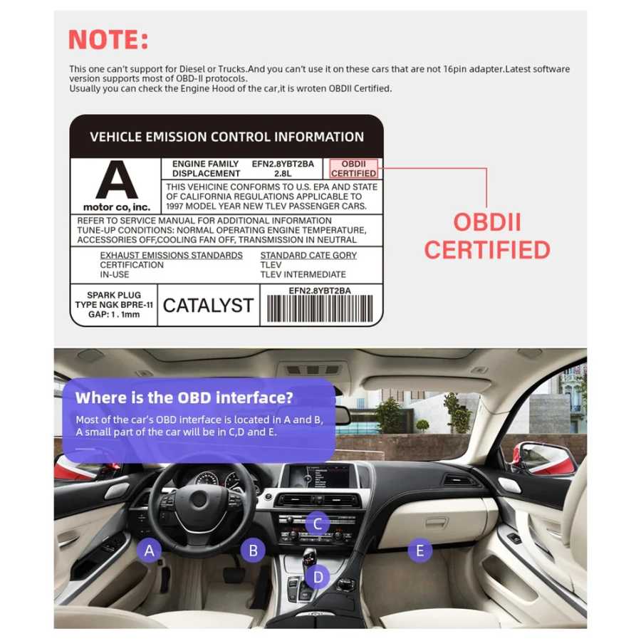 Фотография №4 товара ELM327 Mini OBD2 Bluetooth 5.1 для Android/IOS Автомобильный сканер ELM