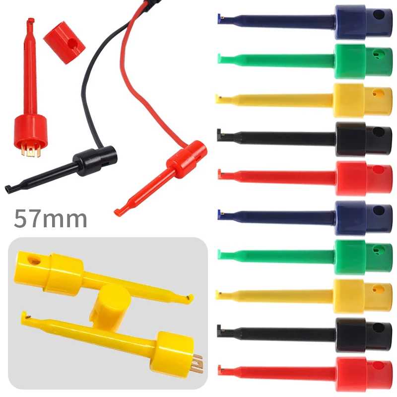 Медный SMD IC тестовый крючок J.30006 микроразъем захвата для электроники DIY сварочный мультиметр провод Электрика