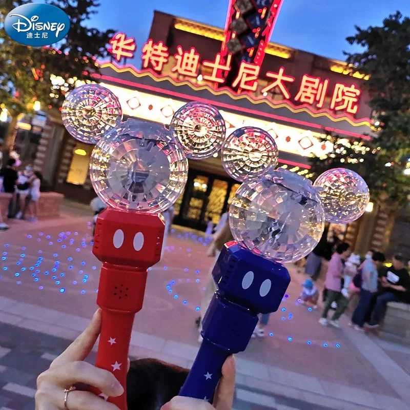 Оригинальная детская игрушка-пузырьковая машинка Disney с Микки Маусом, с музыкой, игрушка из Шанхайского Диснейленда Активные игры и спорт