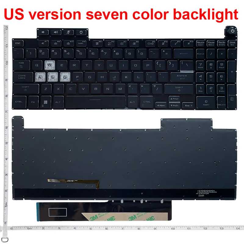 Фотография №3 товара Клавиатура ноутбука США для ASUS TUF Gaming FX507 FX607 FA507