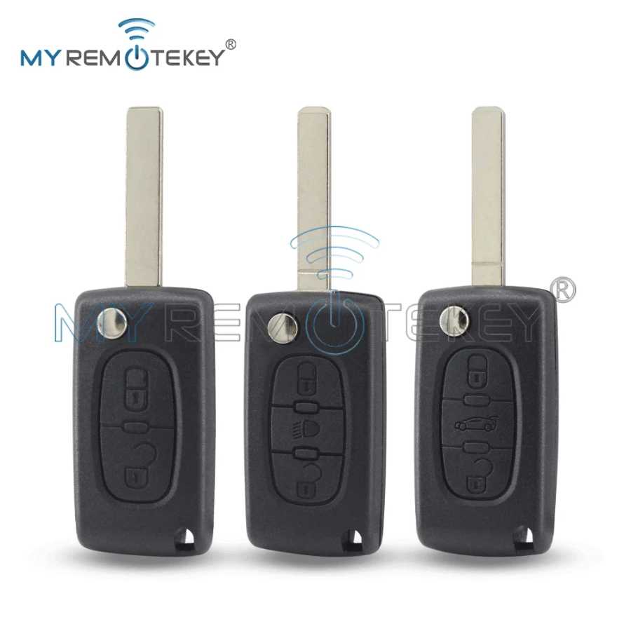 Фотография №1 товара Корпус для дистанционного ключа MYREMOTEKEY 2/3/4B для Peugeot 207 307