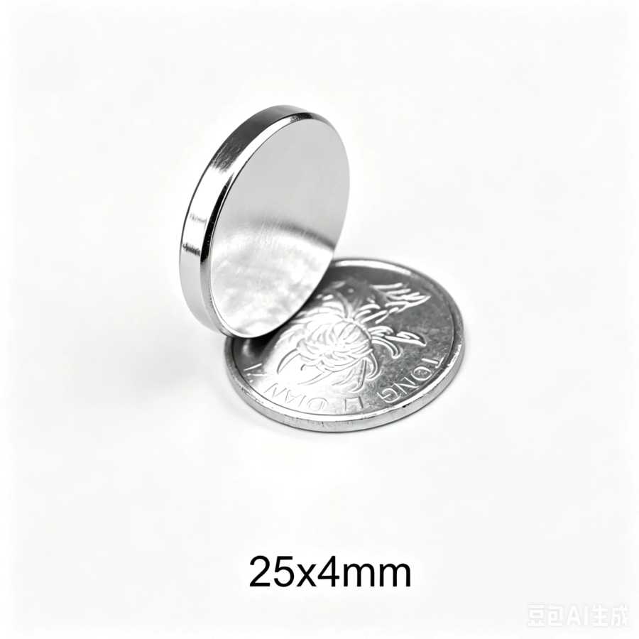 Мощные магниты 25x4 мм, круглые постоянные магниты 25x4 мм, неодимовые магниты для холодильника, суперсильные магниты 25*4 мм Крепеж и скобяные изделия