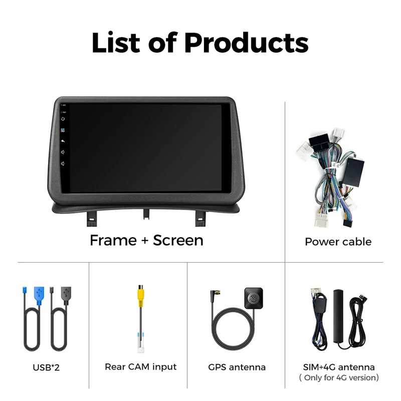 Фотография №1 товара Автомобильное радио Ainavi для Renault Clio 3 2005-2014, беспроводной CarPlay,