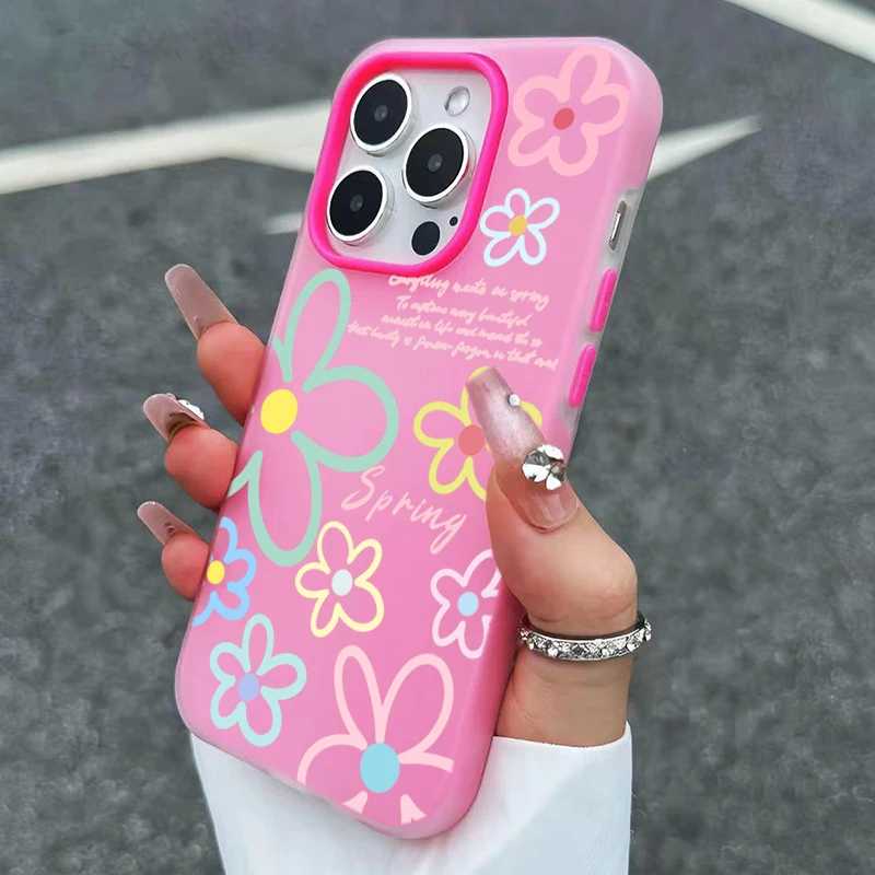 Чехол для телефона с весенним цветочным узором для iPhone 17, 16 Pro Max, iPhone 17e, 16e, 11, 15, 12, 13, 14 Pro Max, Air, X, XS, XR, 7, 8 Plus Чехлы и чехлы для мобильных телефонов