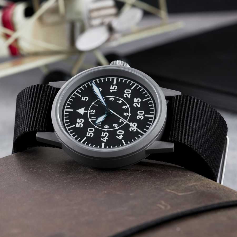 Фотография №3 товара Militaire ML10 Кварцевые часы VH31 Подметание второго механизма 316L пескоструйное