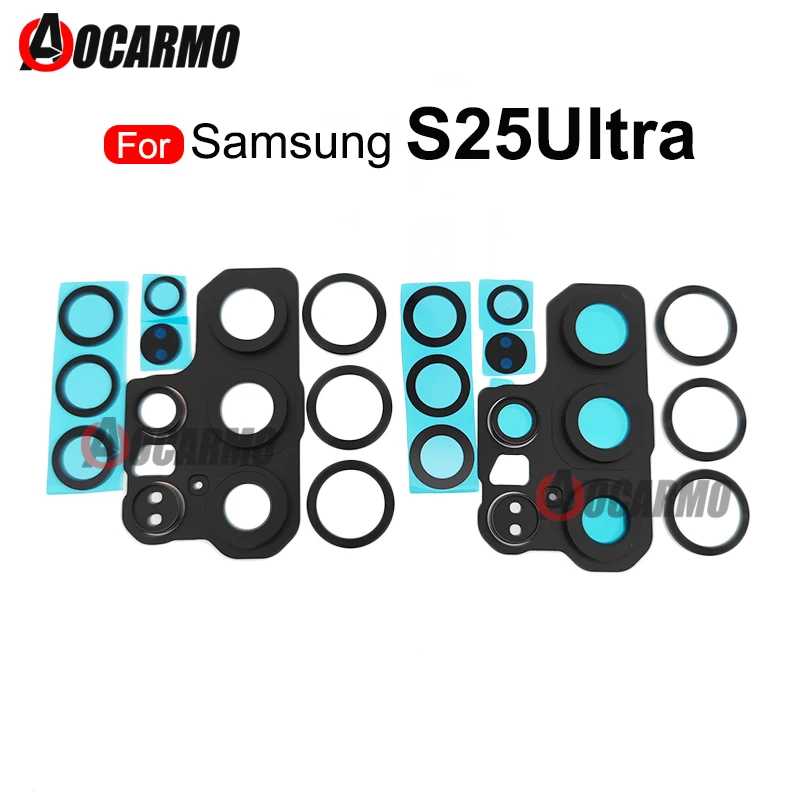 Запасная часть объектива задней камеры для Samsung Galaxy S25Ultra S25U, кольцо объектива задней рамки Аксессуары для фотосъемки на мобильный телефон