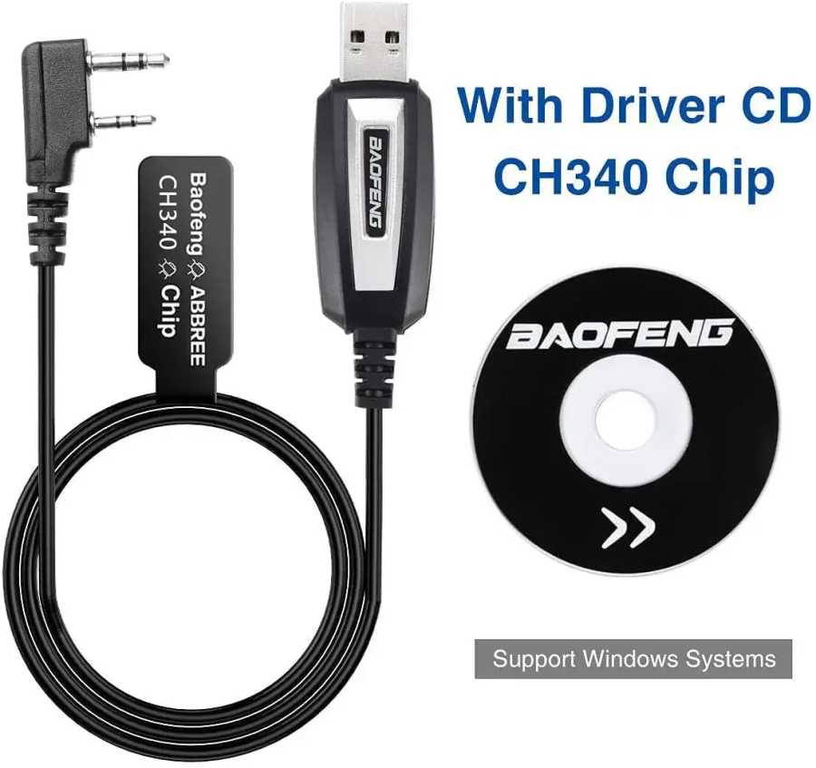 Фотография №2 товара USB-кабель для программирования CH340, совместимый с компакт-диском с драйверами для