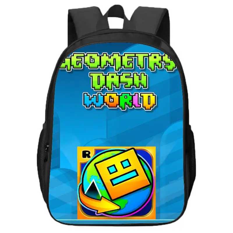 Фотография №3 товара Двухслойный рюкзак Geometry Dash для учащихся начальной и средней школы