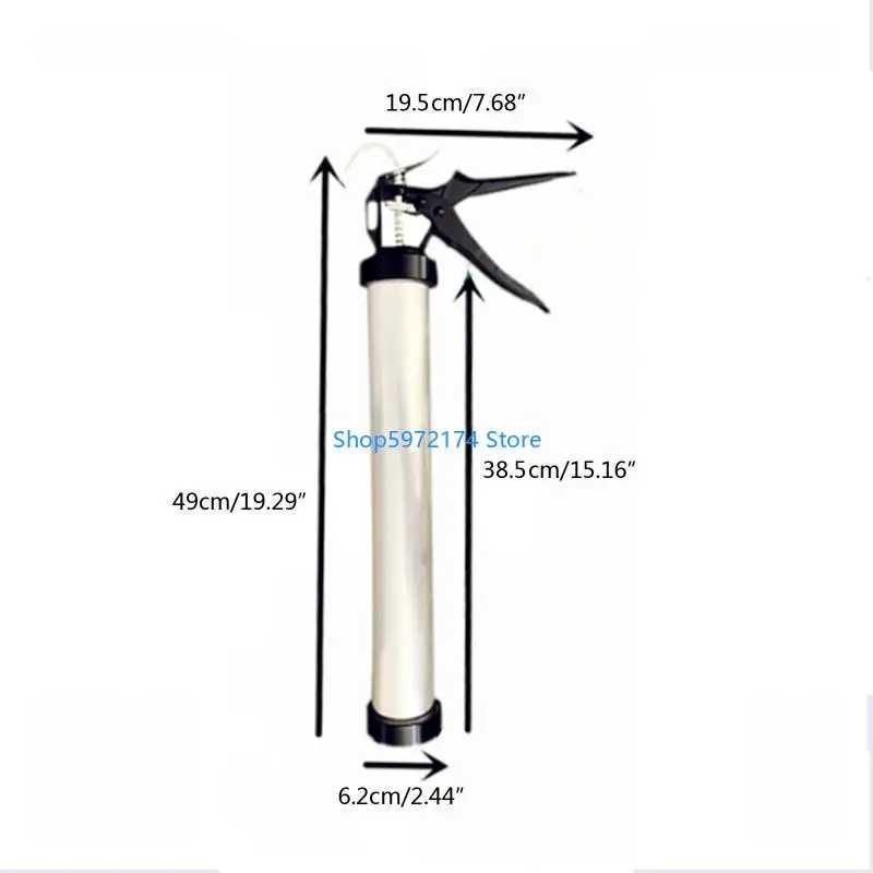Фотография №3 товара Y3NB 400-600ML Профессиональный цельнометаллический пистолет для сверхмощного герметика