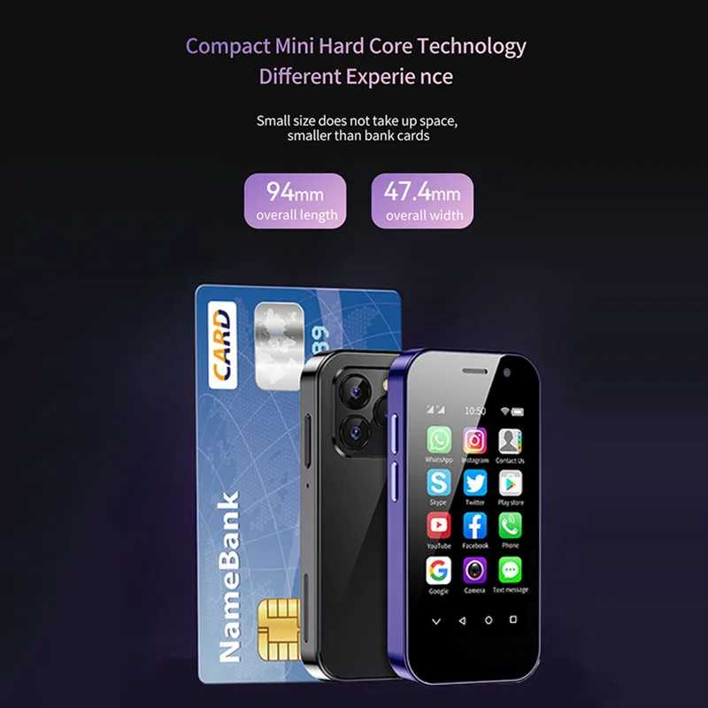Фотография №1 товара SOYES XS14 Pro смартфон, экран 3,0 дюймов, Android 9, две
