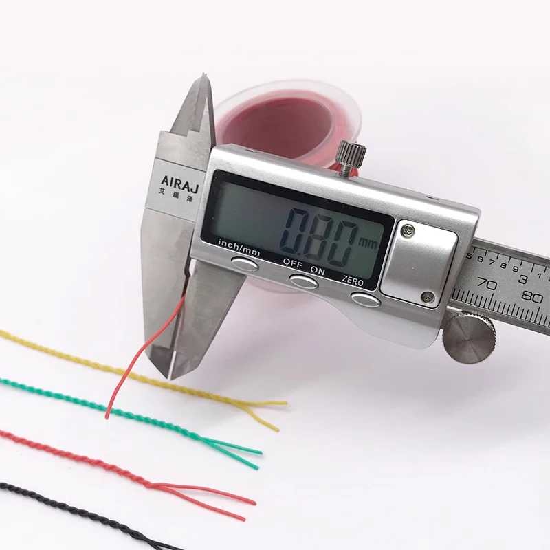 Фотография №3 товара Силиконовый провод 30AWG, желтый/зеленый/черный/красный кабель для дистанционного управления камерой FPV