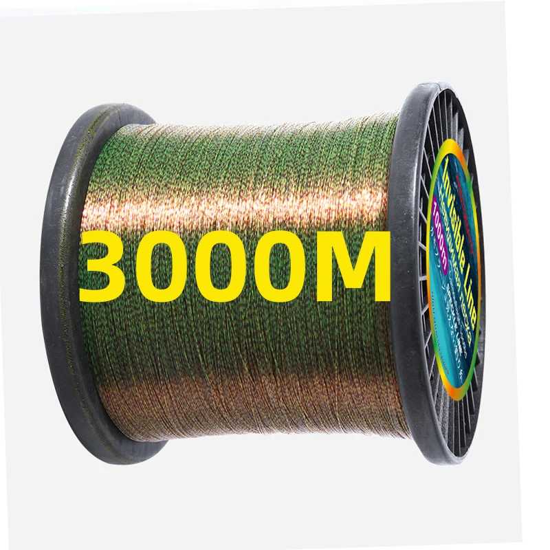 3000M / 1000M / 500M Невидимая рыболовная линия 3D пятнистая линия нейлон однониточное фторуглеродное покрытие карп окунь Пайк рыболовная линия Пешка Для рыбалки