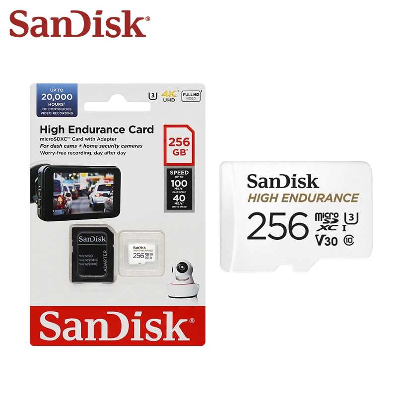 Фотография №4 товара Оригинальная карта памяти SanDisk High Endurance Micro SD MicroSDHC 32GB