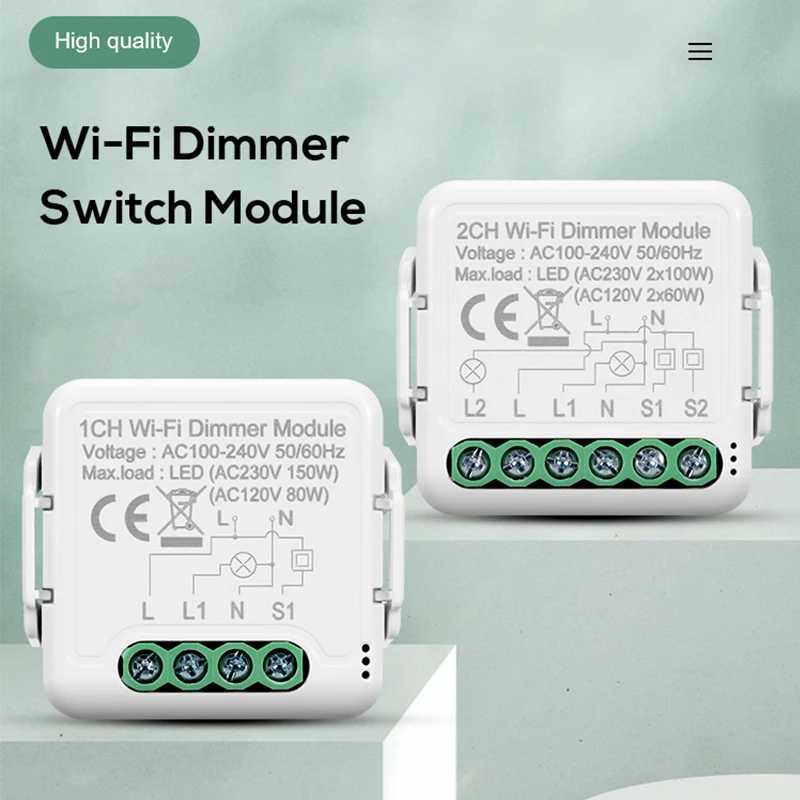 Фотография №1 товара Модуль умного Wi-Fi диммера DIY с дистанционным управлением через приложение