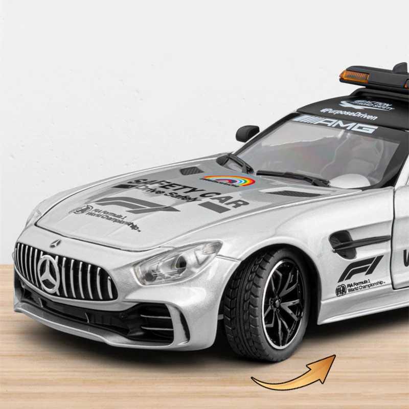 Фотография №4 товара Модель спортивной безопасной машины Benzs-GT GTR из сплава, модель литая