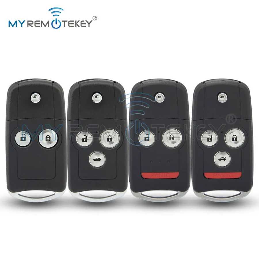 MYREMOTEKEY флип-брелок с дистанционным управлением, 2/3/4 кнопки MLBHLIK-1T для Honda Acura Civic Accord Jazz CRV HRV, чехол для ключа, корпус Стартеры