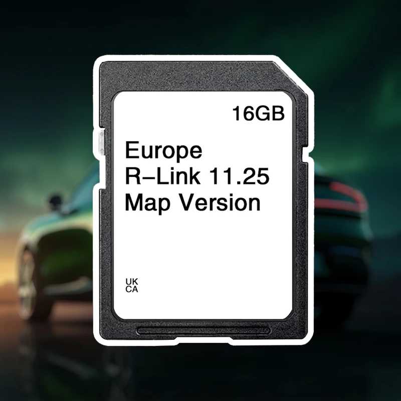 Обновление карты GPS Дорожная навигация Автомобильная политика R-Link 11,25 для Renault Megane Laguna Kangoo SD Card Car Sat Nav 16 ГБ Европа Великобритания 2024 