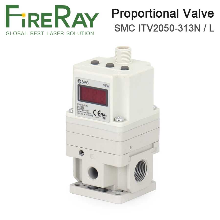 Электрический пропорциональный клапан FireRay SMC ITV2050-313N ITV2050-312L, пневматическое оборудование для волоконного лазерного станка для резки металла Деревообрабатывающее оборудование и аксессуары