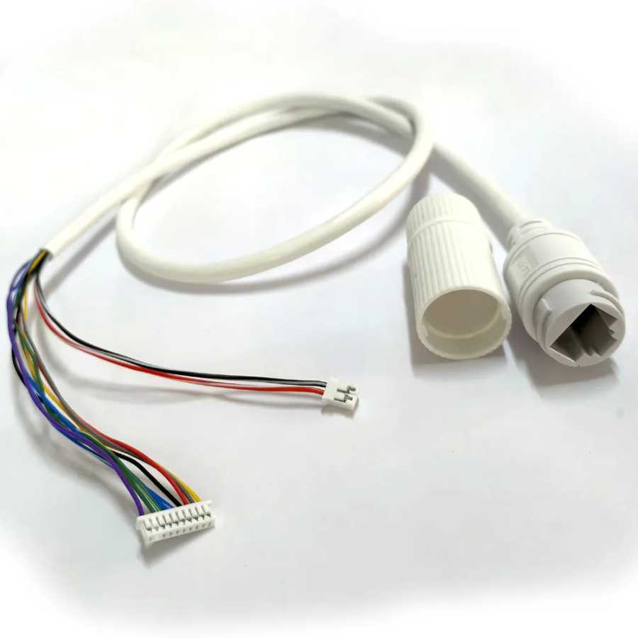 Кабель POE для CCTV LAN, 11-контактный, с разъемом RJ45, индикатором состояния для модуля платы IP-камеры Видеонаблюдение