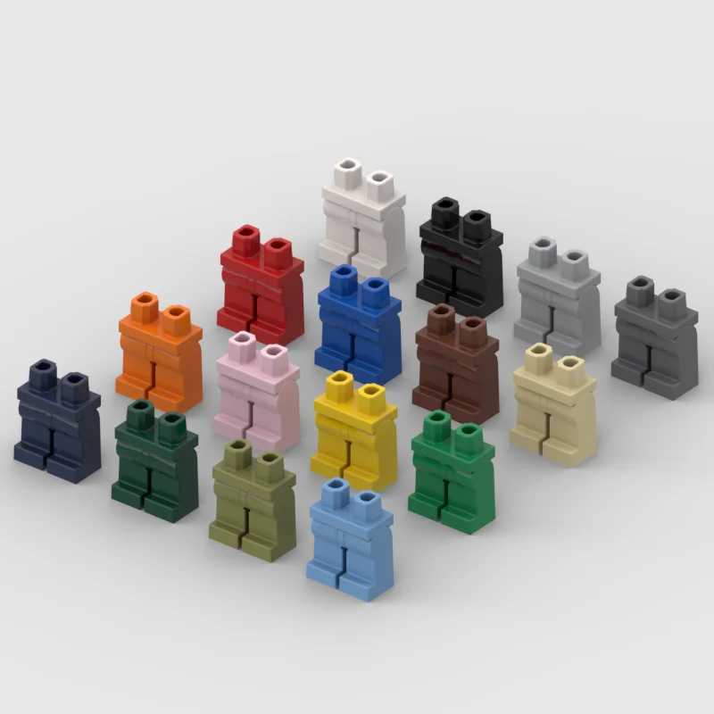 50 шт. *minifigs ноги и бедра * DIY просветляющие блоки, совместимые с частицами сборки Конструкторы