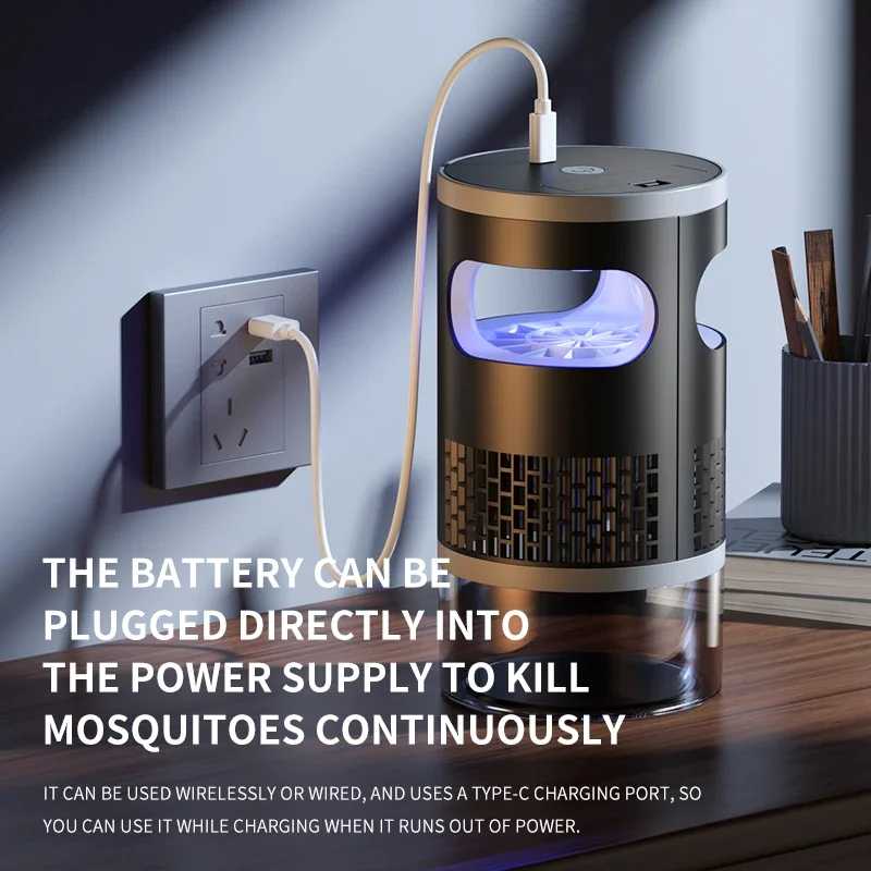 Фотография №4 товара Xiaomi Mosquito Killer Беспроводная перезаряжаемая ингаляционная электрическая ловушка от комаров