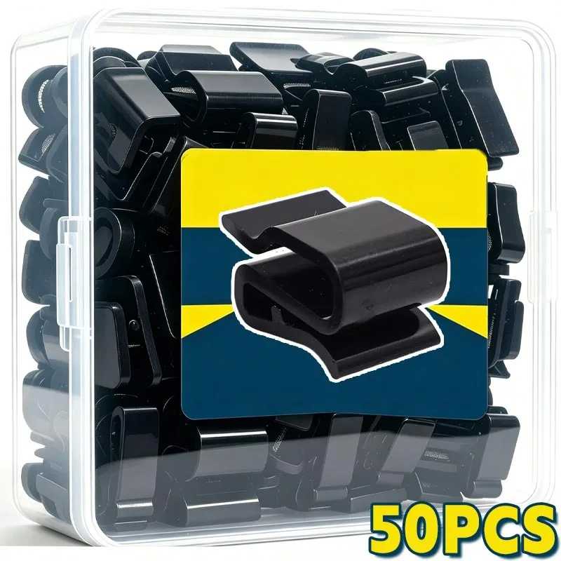 5/50 шт. Крепления для фотоэлектрических кабелей, параллельные держатели для проводов, настольные зажимы для организации кабелей солнечных панелей, органайзер для проводов Электрика