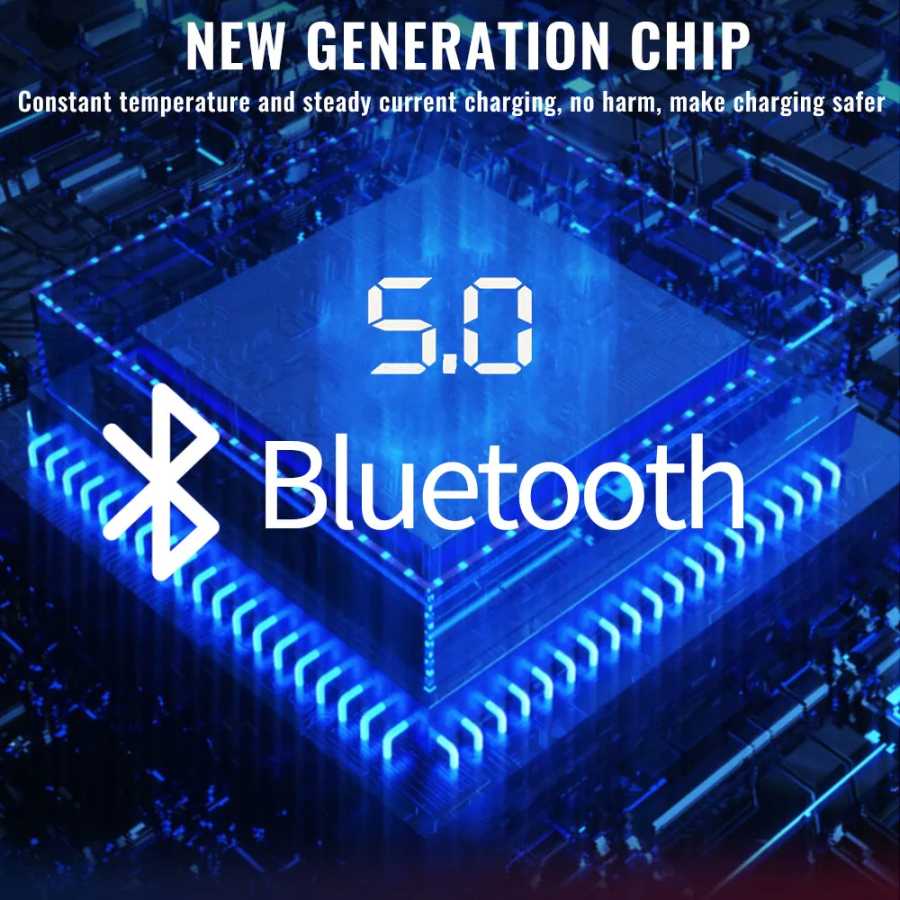 Фотография №5 товара Автомобильный FM-передатчик Bluetooth 5,0 Aux Handsfree Беспроводной автомобильный комплект с