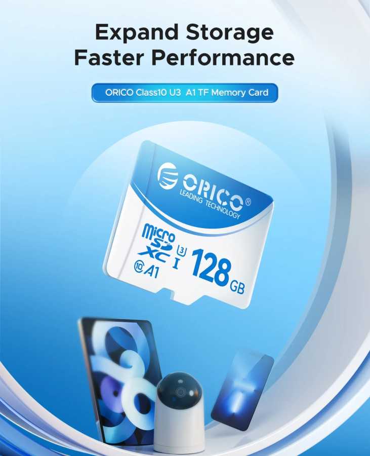 Фотография №1 товара Карта памяти ORICO Micro SD TF, 16 ГБ, 32 ГБ,