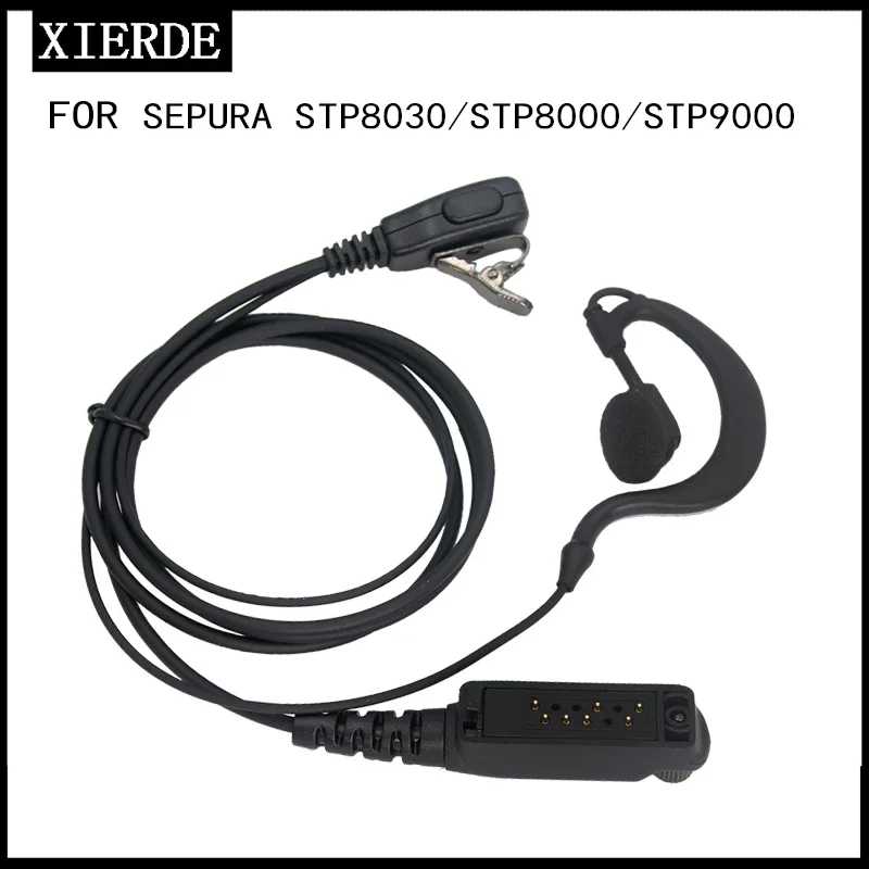 XIERDE гарнитура для SEPURA STP8000 STP8030 STP8035 STP8038 STP8040 STP8080 рация Двусторонняя радиосвязь наушники микрофон Walkie Talkie Аксессуары & Запчасти