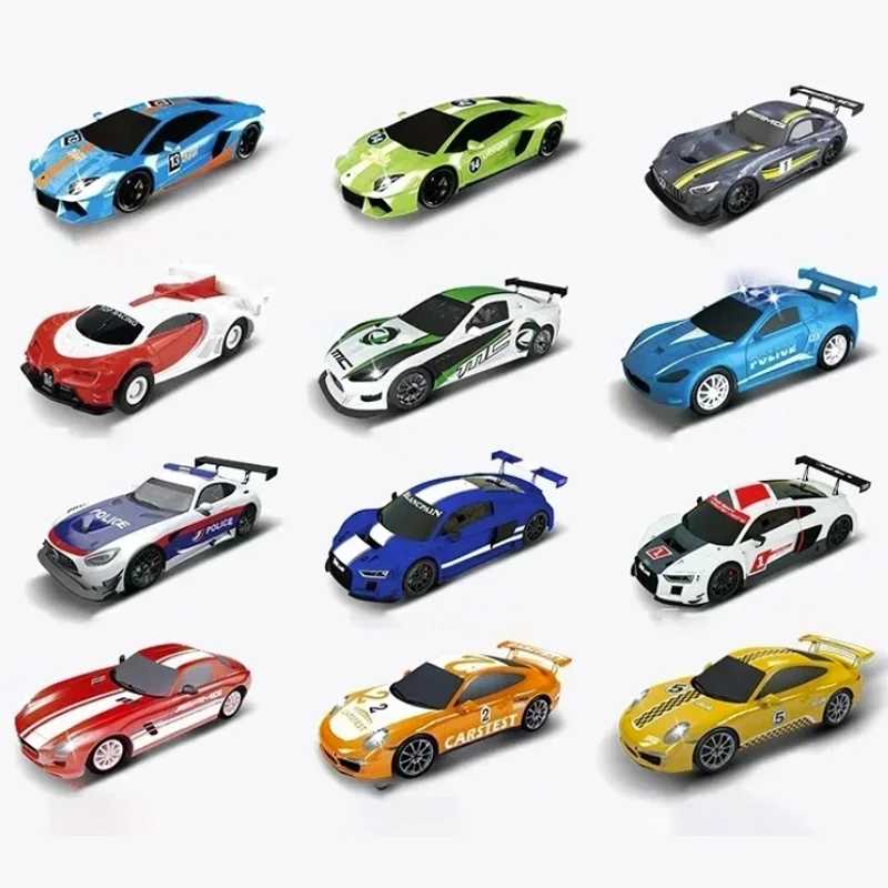 Аналоговый слот-автомобиль для Carrera Go Scalextric 1,64 1/64, масштаб 1:64, электрическая высокоскоростная гоночная трасса, Polizei Racing Cars, игрушечный автомобиль Играйте в транспортные средства и модели