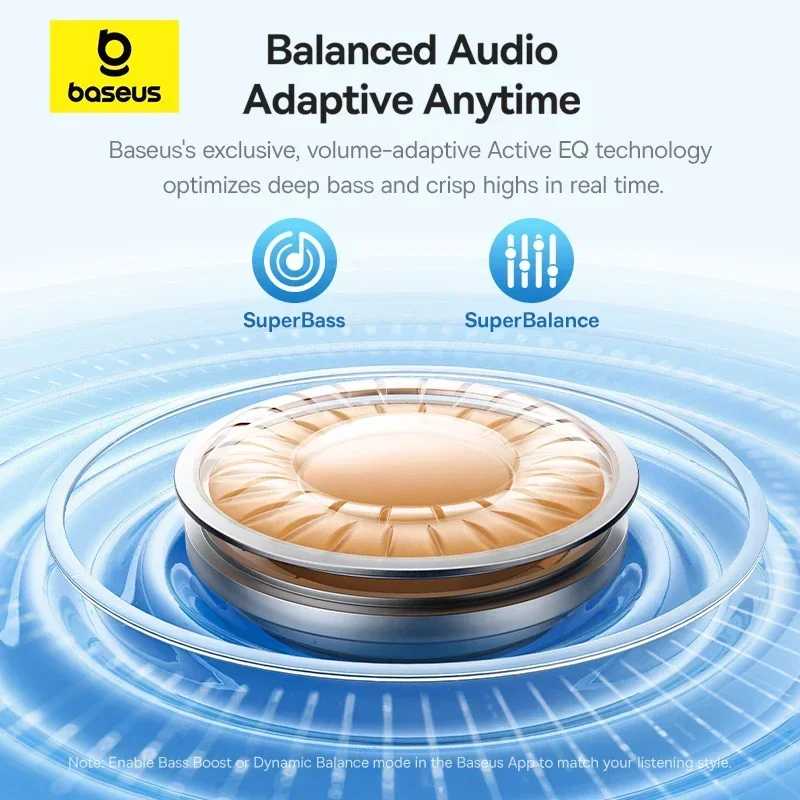 Фотография №3 товара Наушники Baseus EP10 Pro ANC Беспроводные наушники Bluetooth 6.0 наушники