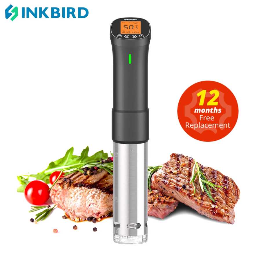 INKBIRD Кулинарная прецизионная плита Sous Vide ISV-200W с Wi-Fi Мощный и долговечный погружной циркулятор с компонентами из нержавеющей стали Инструменты для измерения и анализа