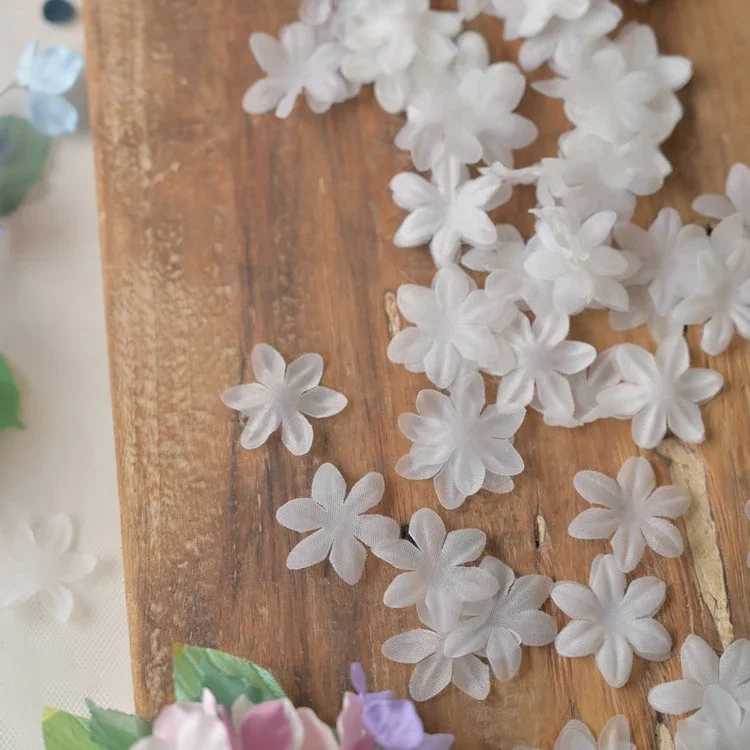 Фотография №3 товара 100 шт./упак. 2,3 см лепестки из органзы DIY 3D цветок.